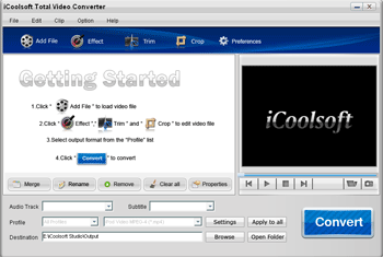 Screenshot of iCoolsoft ASF Converter