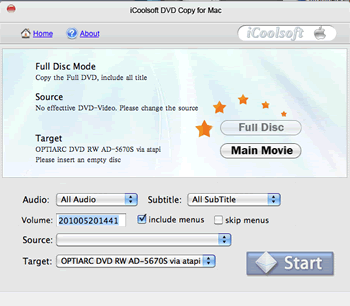 iCoolsoft DVD Copy for Mac 3.1.08 full