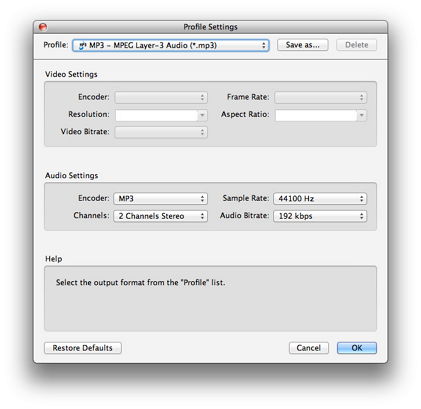 Mp3 to m4r converter for mac osx