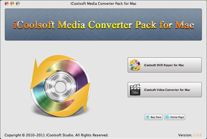 iCoolsoft Media Converter Pack for Mac 5.0.6 full