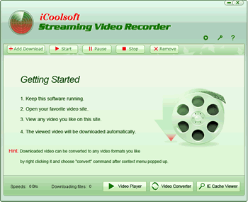 Windows 7 iCoolsoft Streaming Video Recorder 3.1.12 full